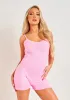Eliana Pink Thick Knitted Unitard sold by Missy Empire