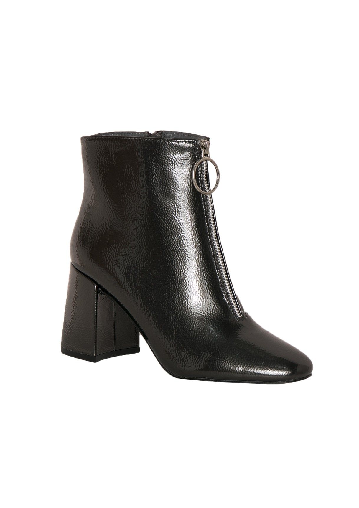 Ruby Black Zip Detail Boots sold by Missy Empire product image thumbnail 2