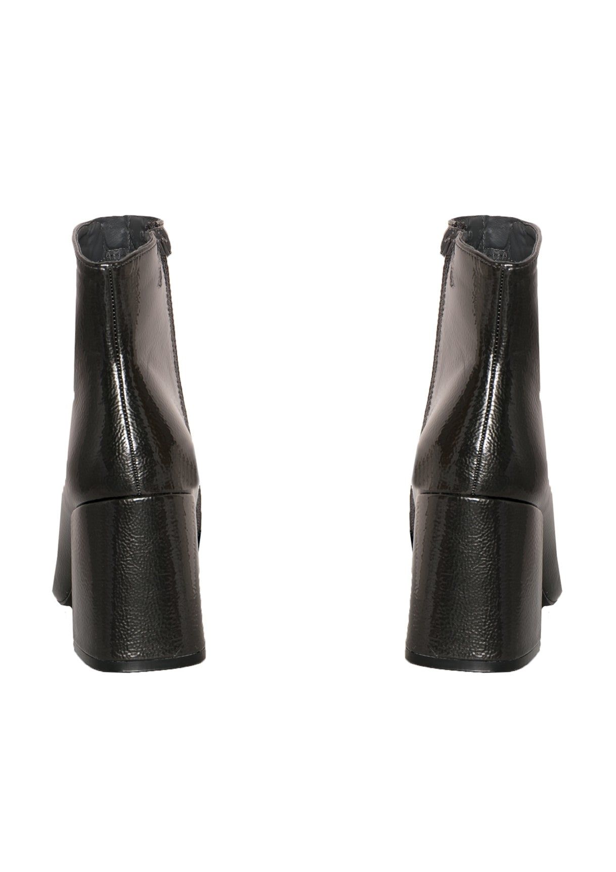 Ruby Black Zip Detail Boots sold by Missy Empire product image thumbnail 3