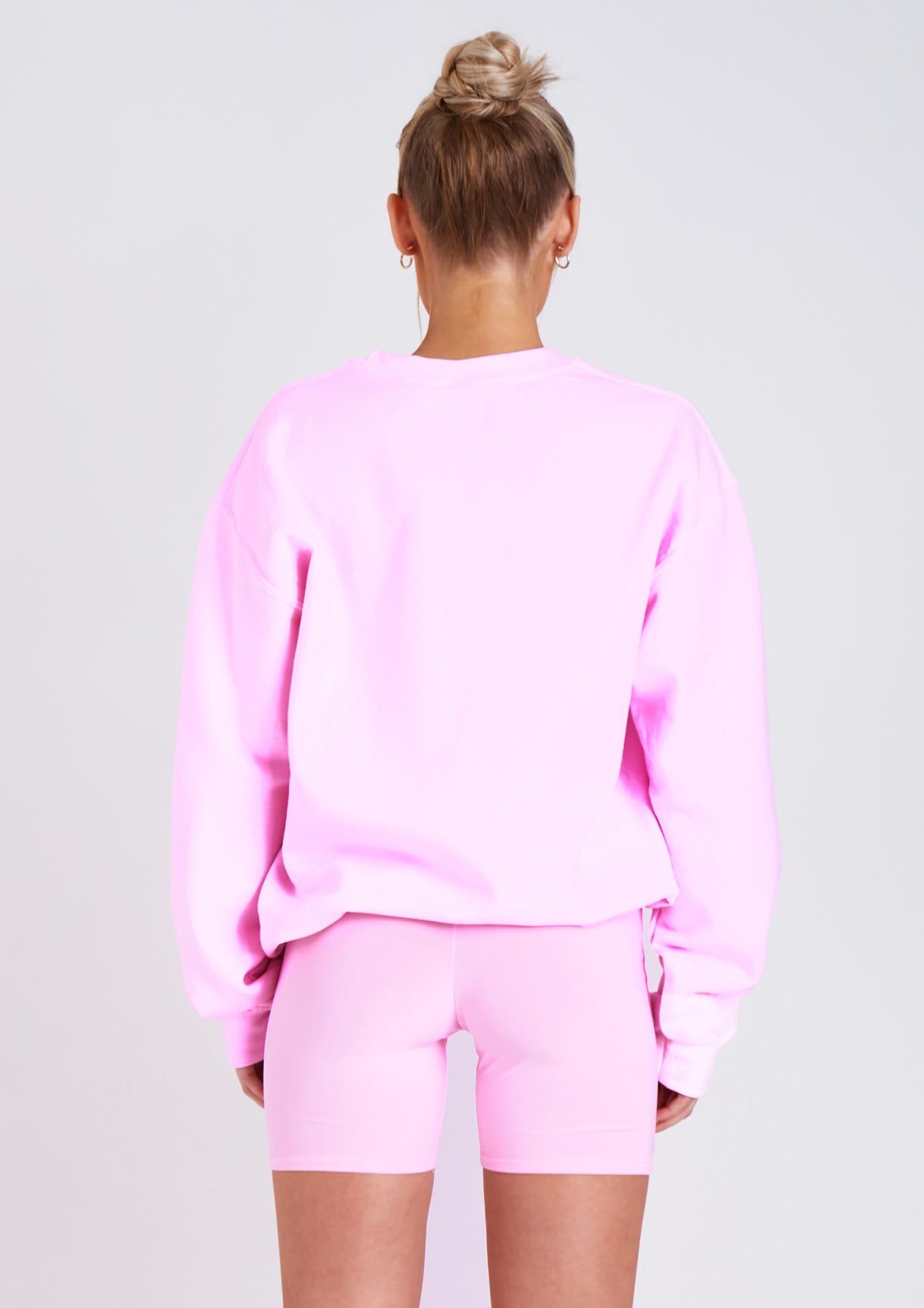 Sancia Pink Babygirl Slogan Oversized Sweatshirt sold by Missy Empire product image thumbnail 3