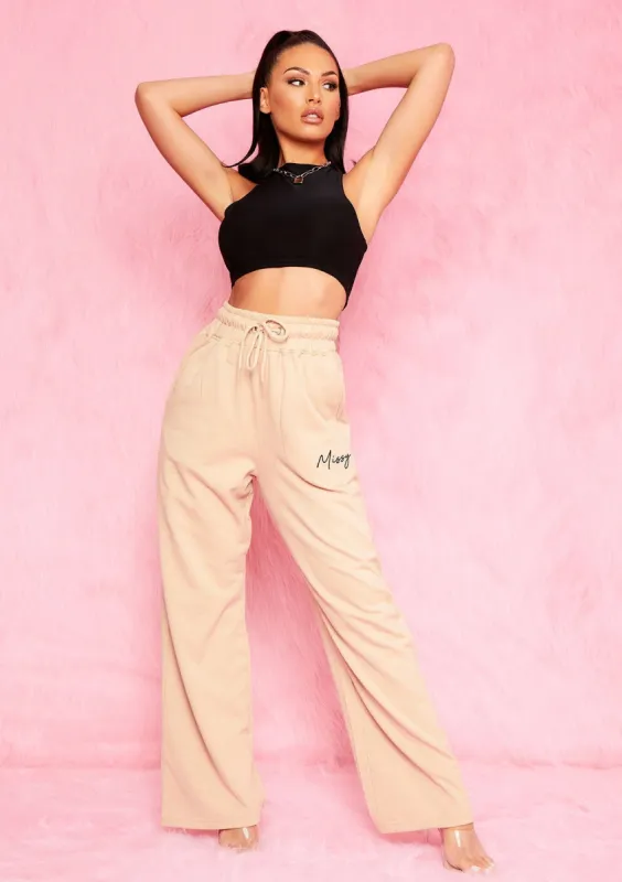 Karin Beige Missy Empire Casual Joggers sold by Missy Empire