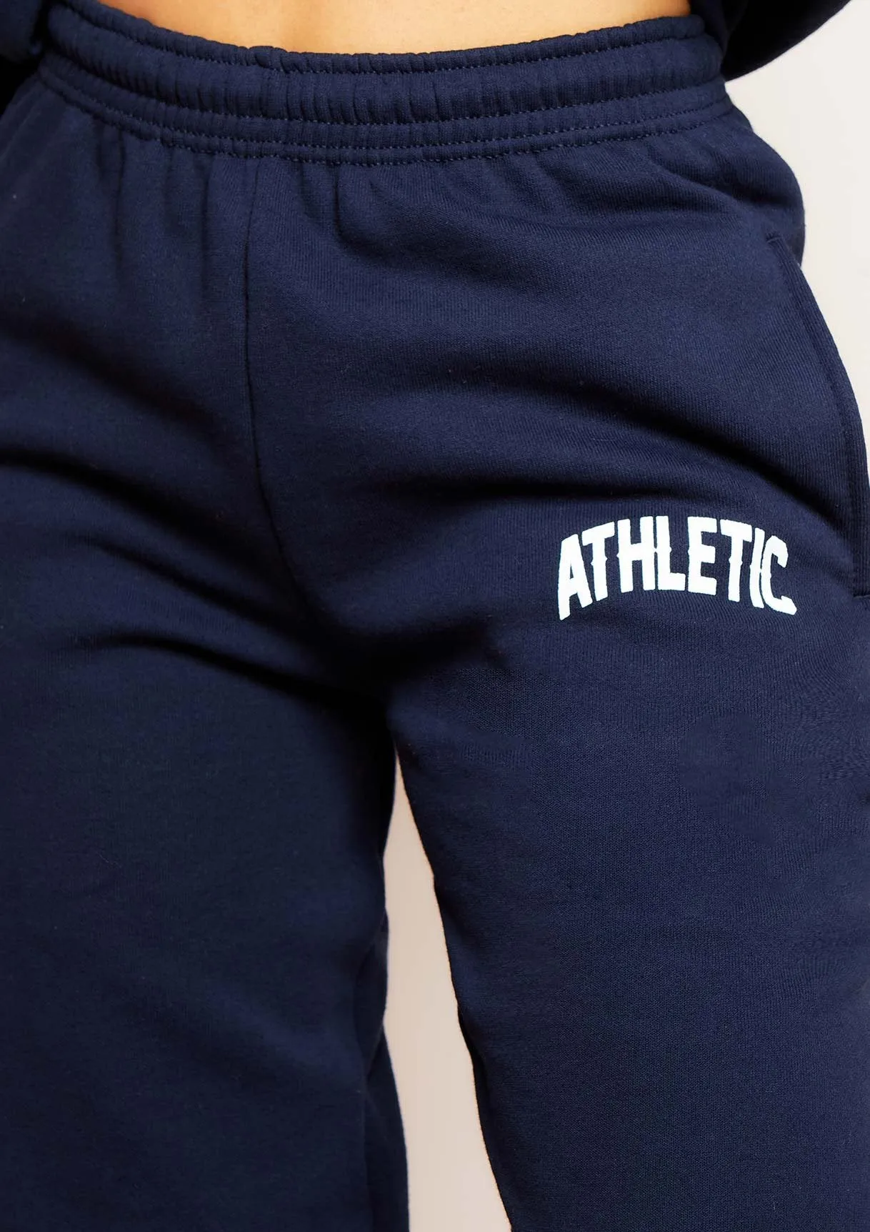 Brooklyn Navy 'Athletic' Slogan Casual Joggers sold by Missy Empire product image thumbnail 3