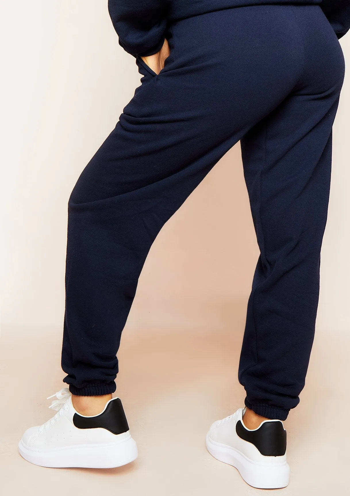 Brooklyn Navy 'Athletic' Slogan Casual Joggers sold by Missy Empire product image thumbnail 4