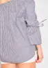 Kiah Black Gingham Bardot Top sold by Missy Empire
