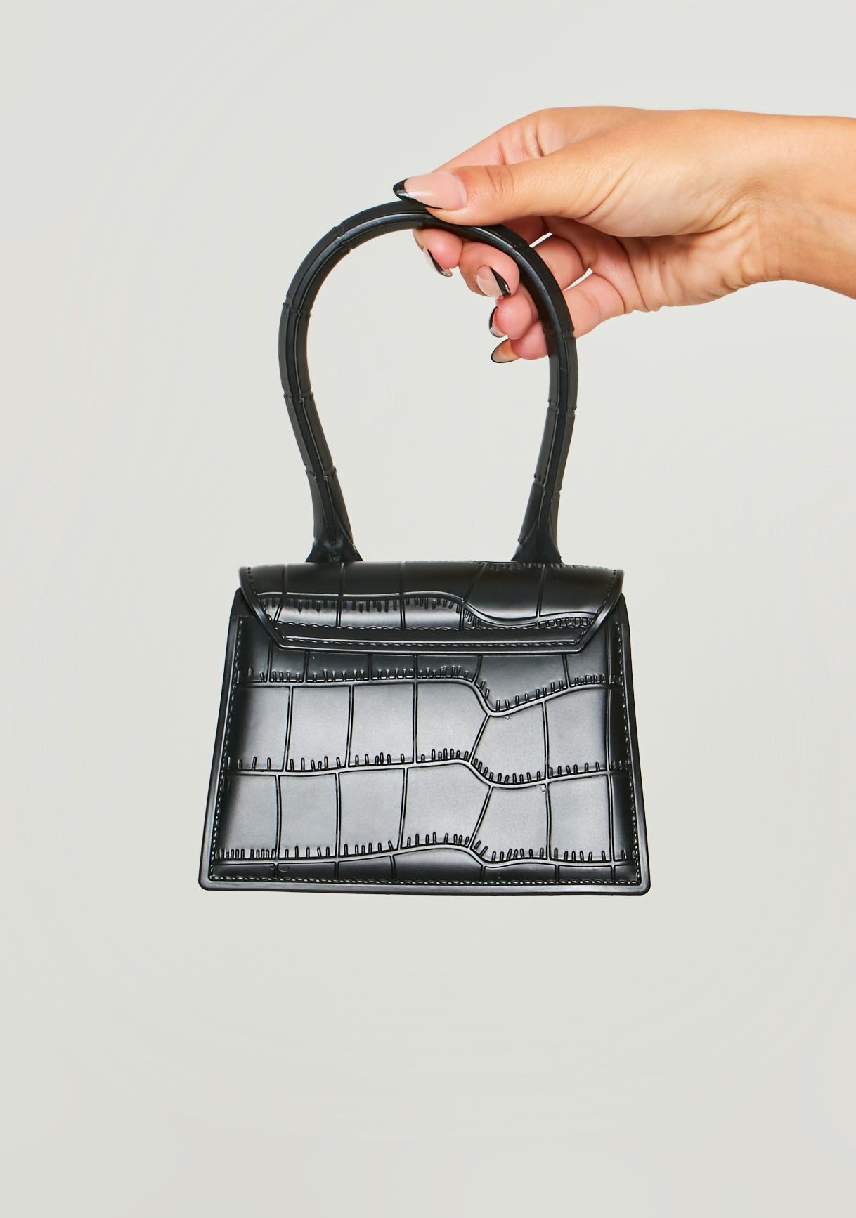 Lauryn Black Cross Body Mini Grab Bag sold by Missy Empire product image thumbnail 3