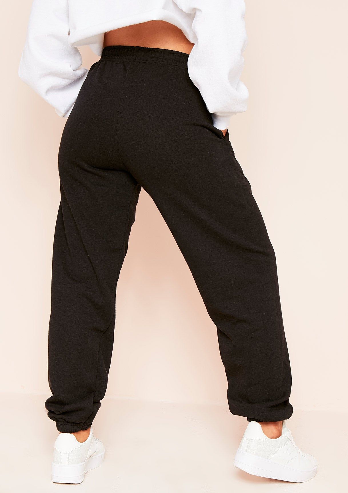 Ava Black Succeed Slogan Joggers sold by Missy Empire product image thumbnail 4