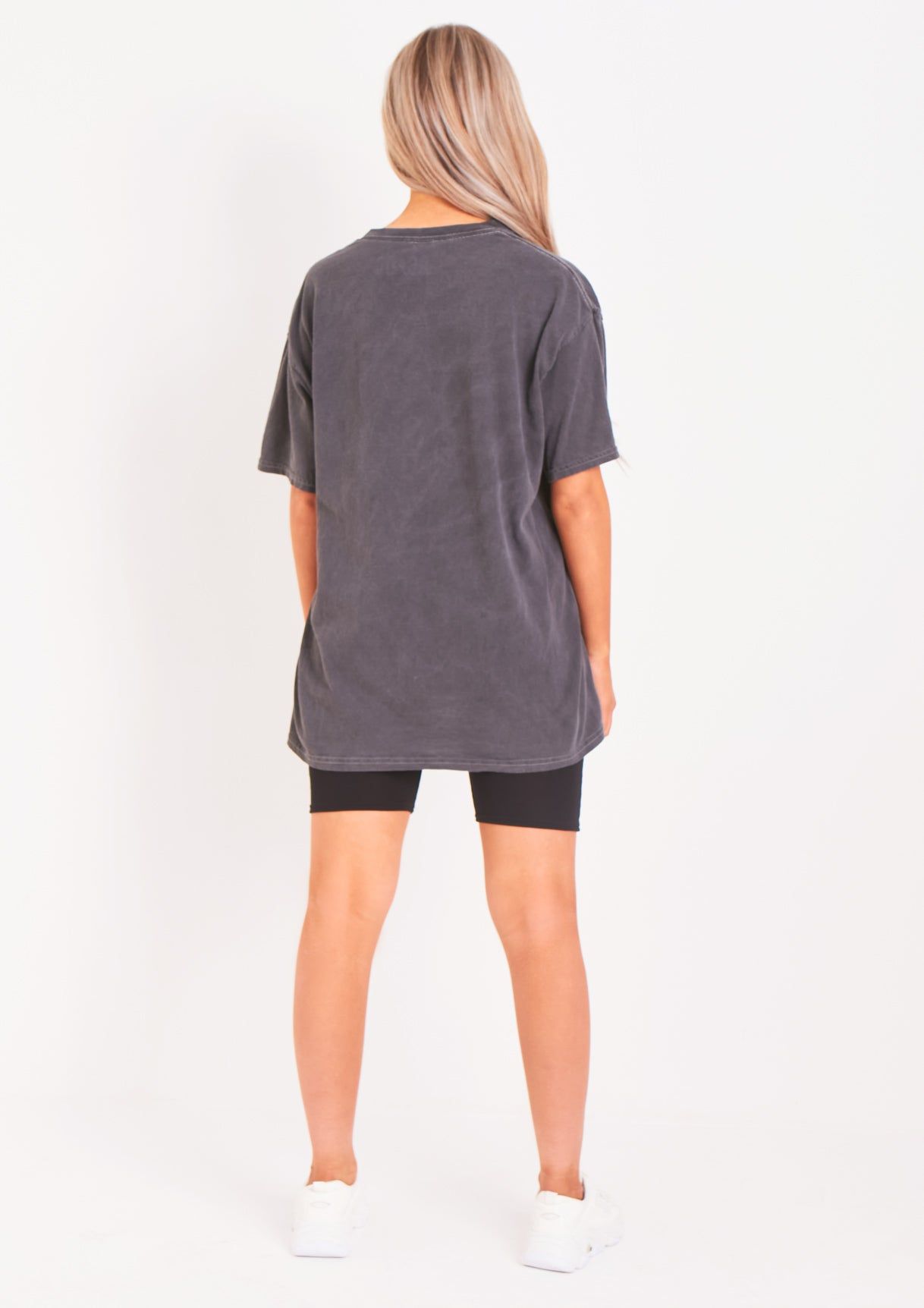 Blakely ACDC Washed Black Oversized Graphic T-Shirt sold by Missy Empire product image thumbnail 3