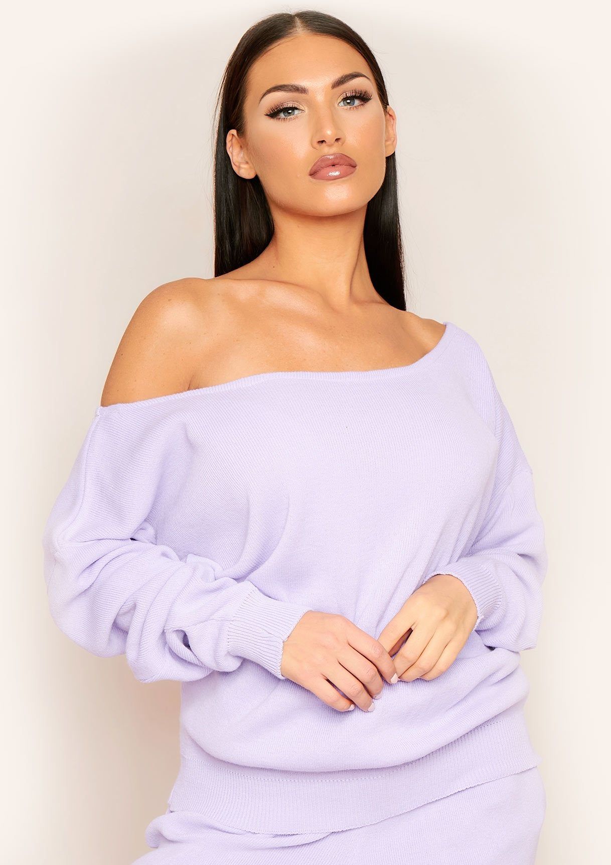 Jacky Lilac Jumper Loungewear Set sold by Missy Empire product image thumbnail 3