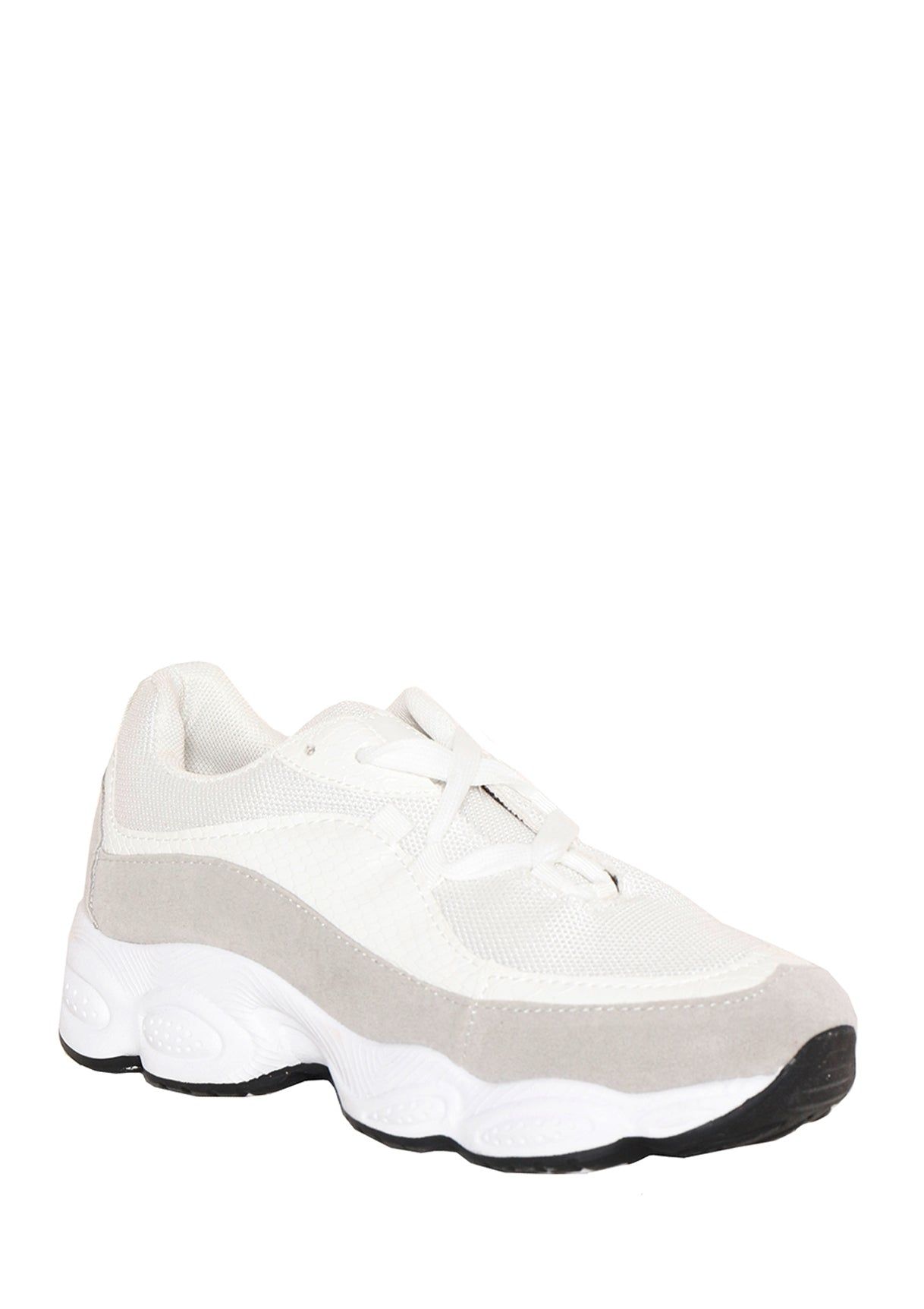 Val White Chunky Sole Trainers sold by Missy Empire product image thumbnail 2