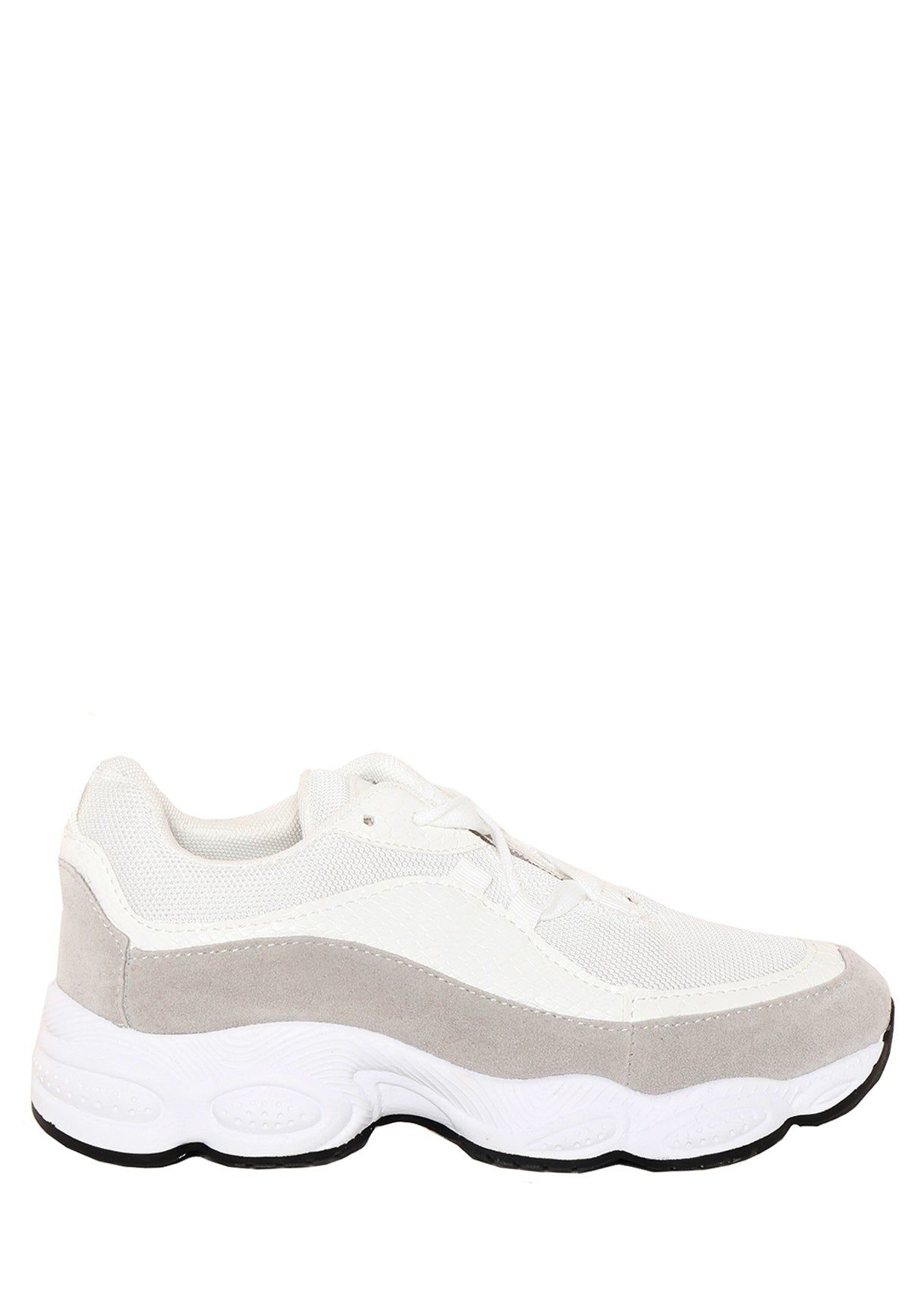 Val White Chunky Sole Trainers sold by Missy Empire product image thumbnail 3