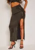 Esme Gold Sequin Maxi Skirt sold by Missy Empire