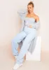 Addie Light Grey Longline Knit Cardigan sold by Missy Empire