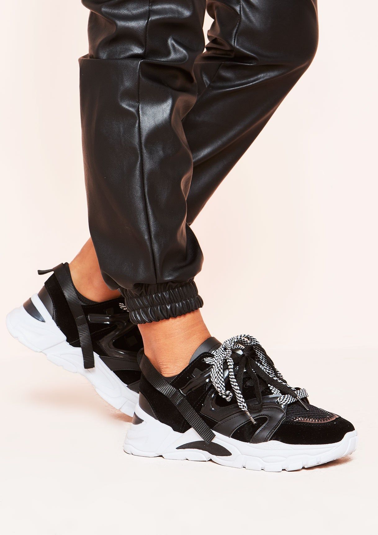 Tori Black Chunky Panel Trainers sold by Missy Empire