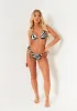 Britt Black & White Zebra Print Bikini Bottoms sold by Missy Empire