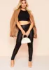 Holly Black Ribbed Racer Crop Top sold by Missy Empire