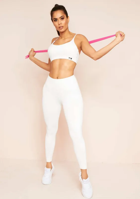 Arianna White Branded Leggings sold by Missy Empire
