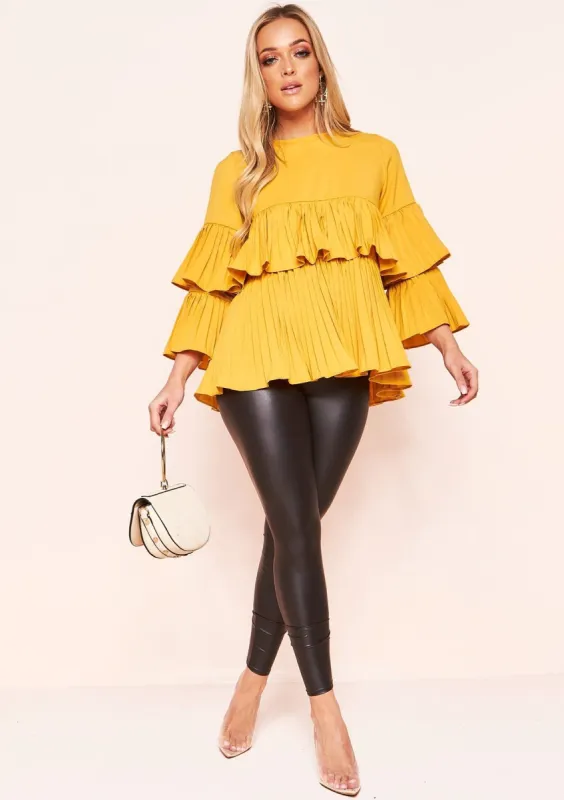Fredia Black PU Leggings sold by Missy Empire