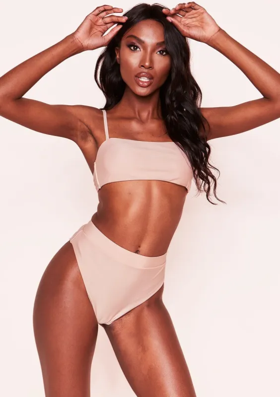 Jessie Pink High Waist Bikini sold by Missy Empire