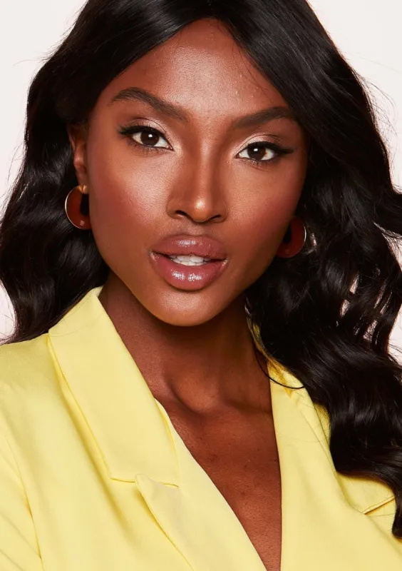 Malia Gold Abstract Earrings sold by Missy Empire