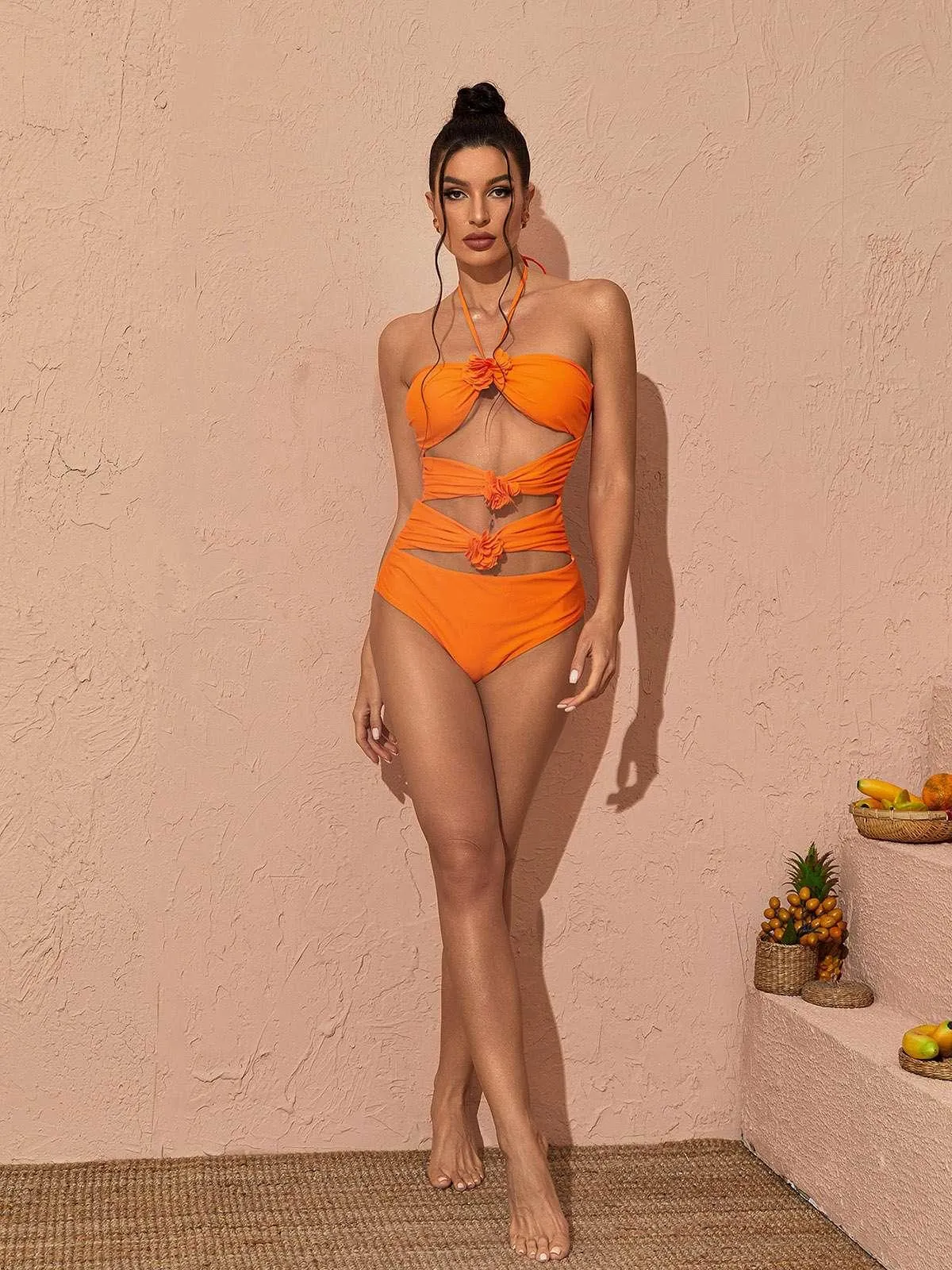 Eleven Halterneck Swimwear Two Piece Set sold by Mew Mews product image thumbnail 3