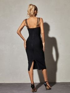 Rowen Embellished Bandage Midi Dress sold by Mew Mews