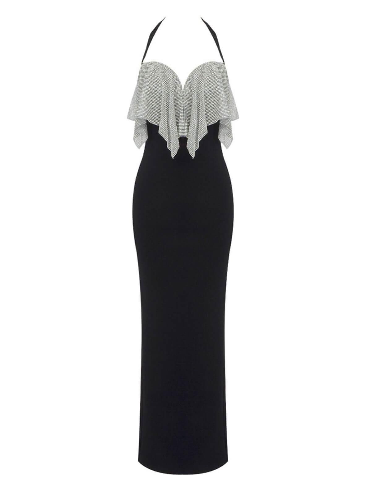 Rosaline Halterneck Split Bandage Dress sold by Mew Mews product image thumbnail 7