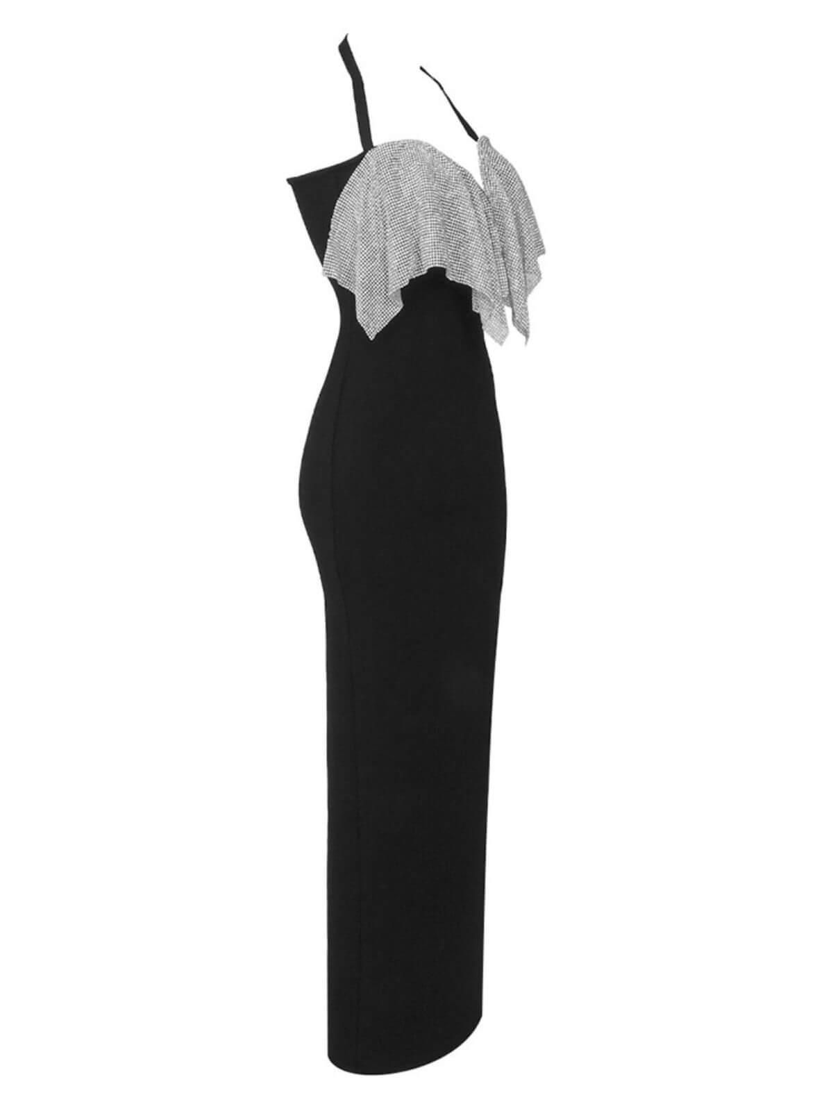 Rosaline Halterneck Split Bandage Dress sold by Mew Mews product image thumbnail 8