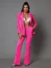 Indiana Floral Embellished Blazer Set In Hot Pink sold by Mew Mews