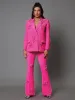 Indiana Floral Embellished Blazer Set In Hot Pink sold by Mew Mews