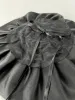 Ceva Camellia Flower Satin Gloves In Black sold by Mew Mews