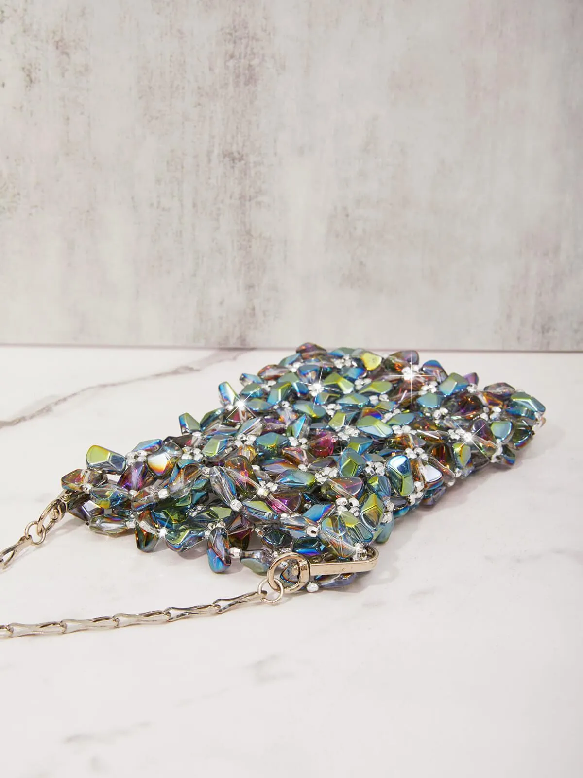 Erica Multi Crystal Cutout Bag sold by Mew Mews product image thumbnail 4
