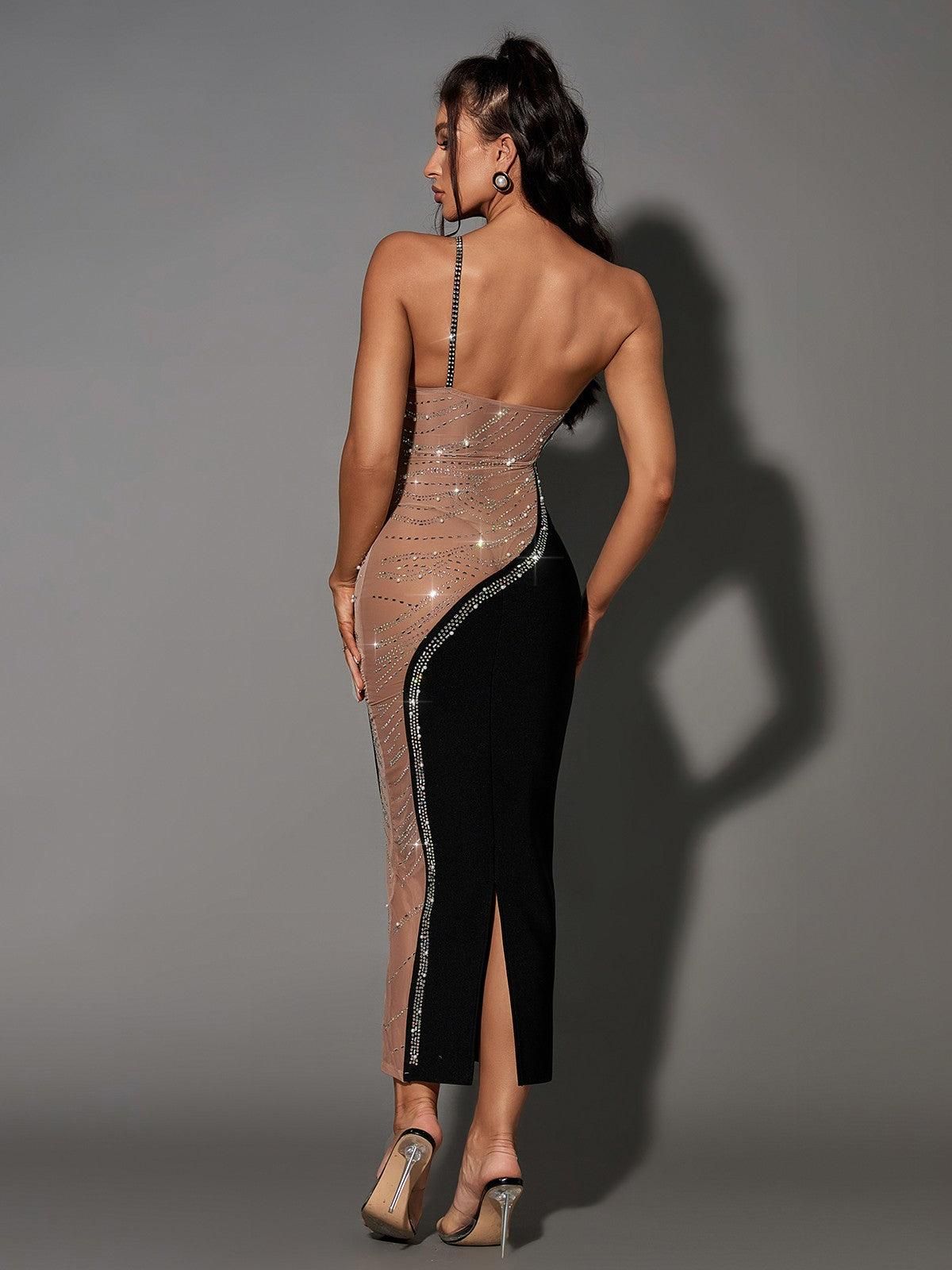 Everleigh Pearl Rhinestone Bandage Dress sold by Mew Mews product image thumbnail 6