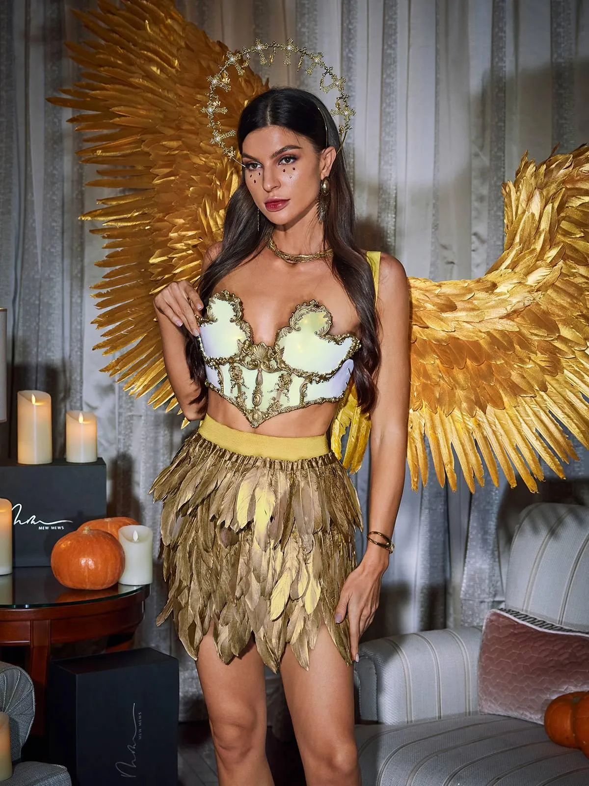 Hildr Floral Armor Top sold by Mew Mews product image thumbnail 5