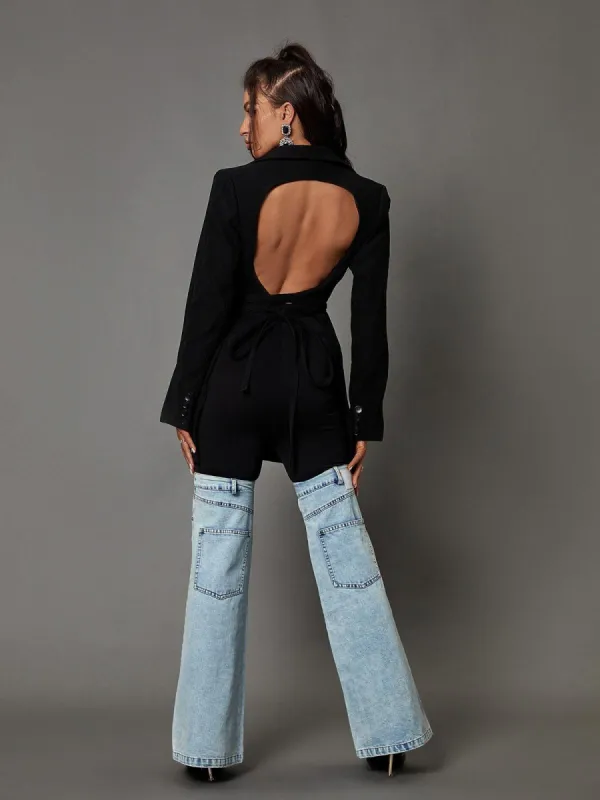 Serenity Backless Blazer sold by Mew Mews