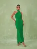 Toula Backless Maxi Dress In Green sold by Mew Mews