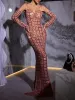 Kieran Rhinestone Mesh Maxi Dress sold by Mew Mews