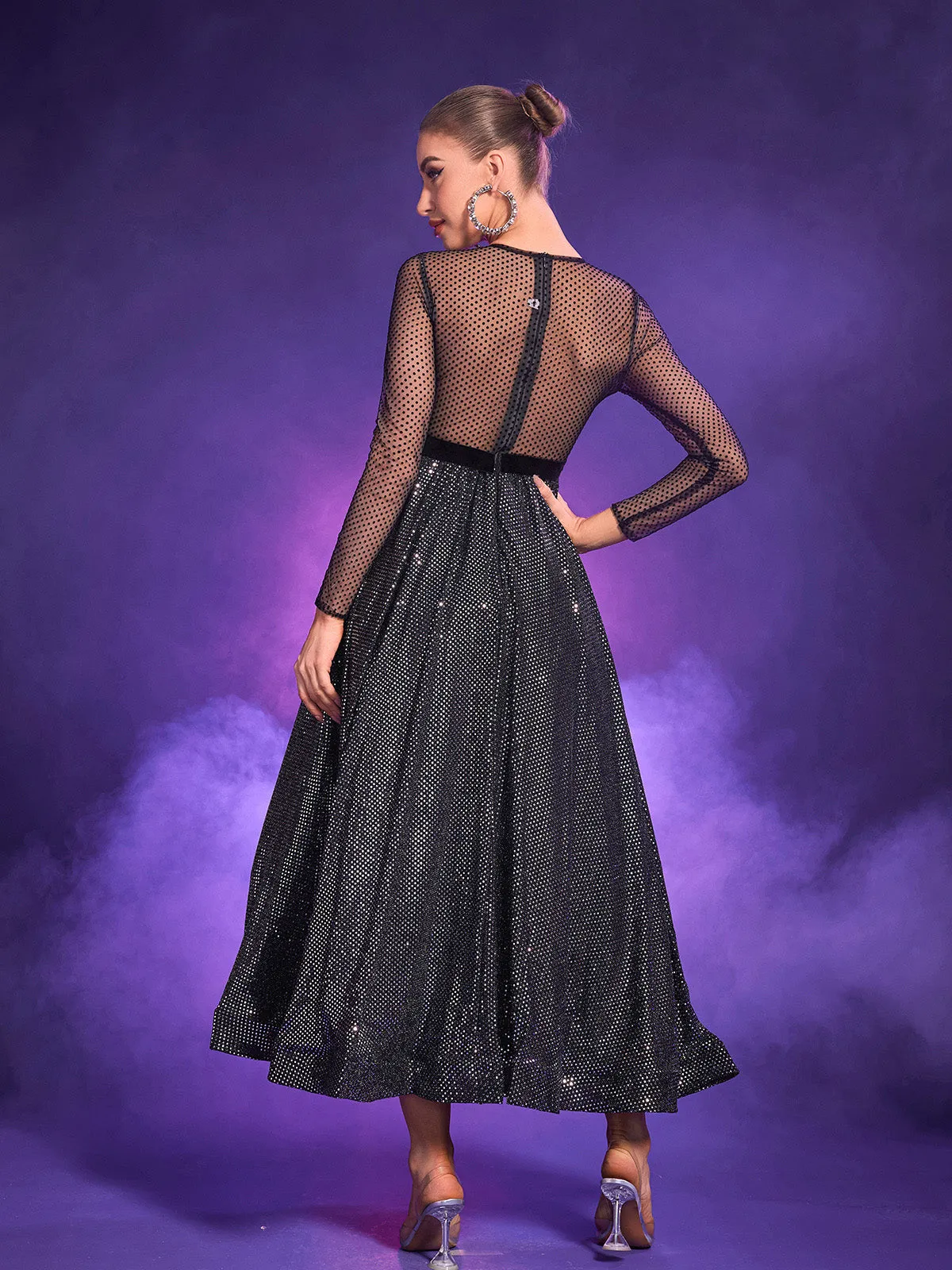 Yuki Patchwork Floral Embroided Dress sold by Mew Mews product image thumbnail 5