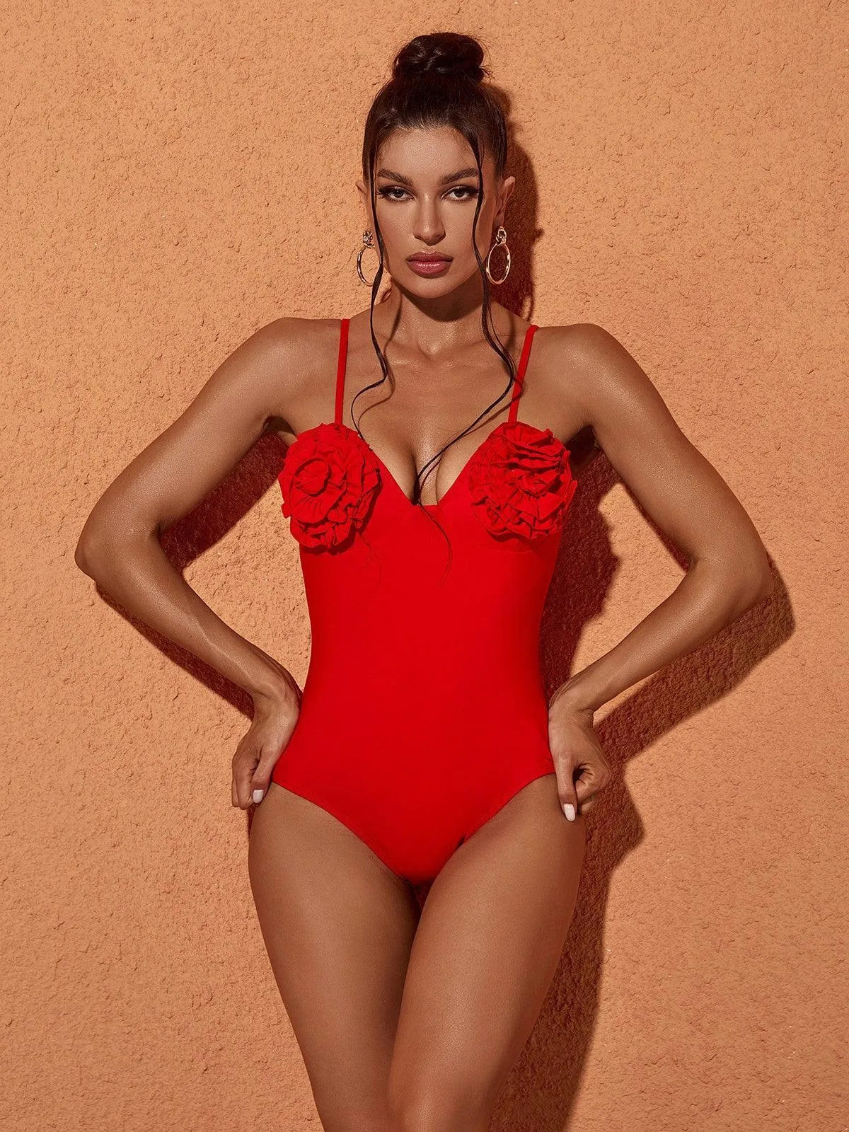 Colby Flower Swimwear Two Piece Set sold by Mew Mews product image thumbnail 4