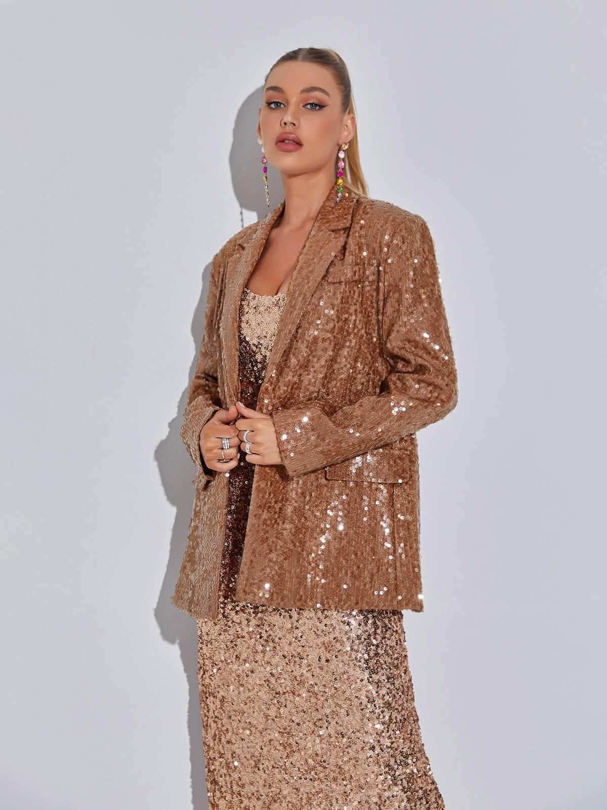Misha Sequin Blazer sold by Mew Mews product image thumbnail 5
