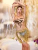Iago Metallic Heart Drop Armor Top In Rose Gold sold by Mew Mews