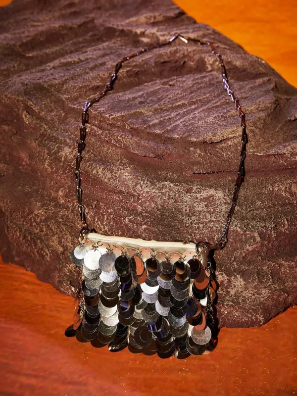 Alayah Sparkle Mini Shoulder Bag made by Mew Mews