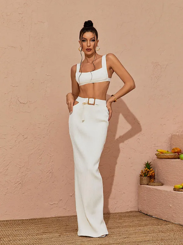 Beatrix Cutout Belted Bandage Set sold by Mew Mews