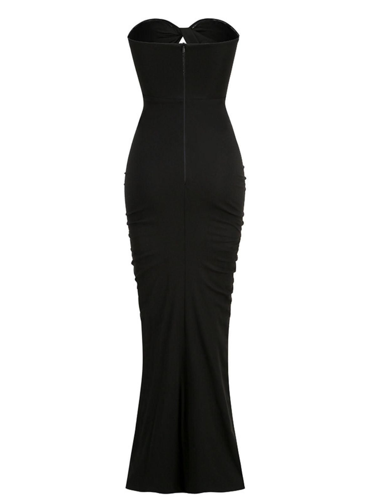 Cutout Maxi Black Dress sold by Mew Mews product image thumbnail 2