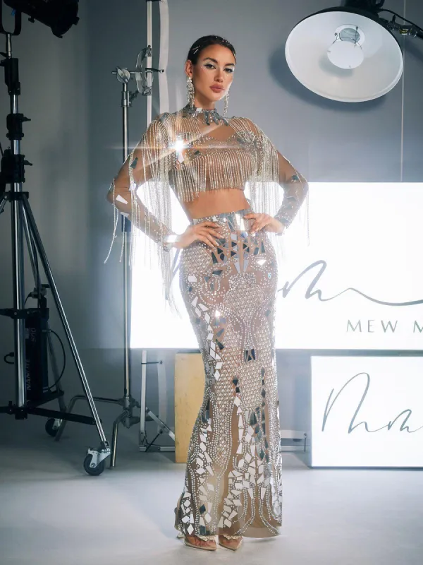 Alvin Acrylic Fringe Skit Set made by Mew Mews