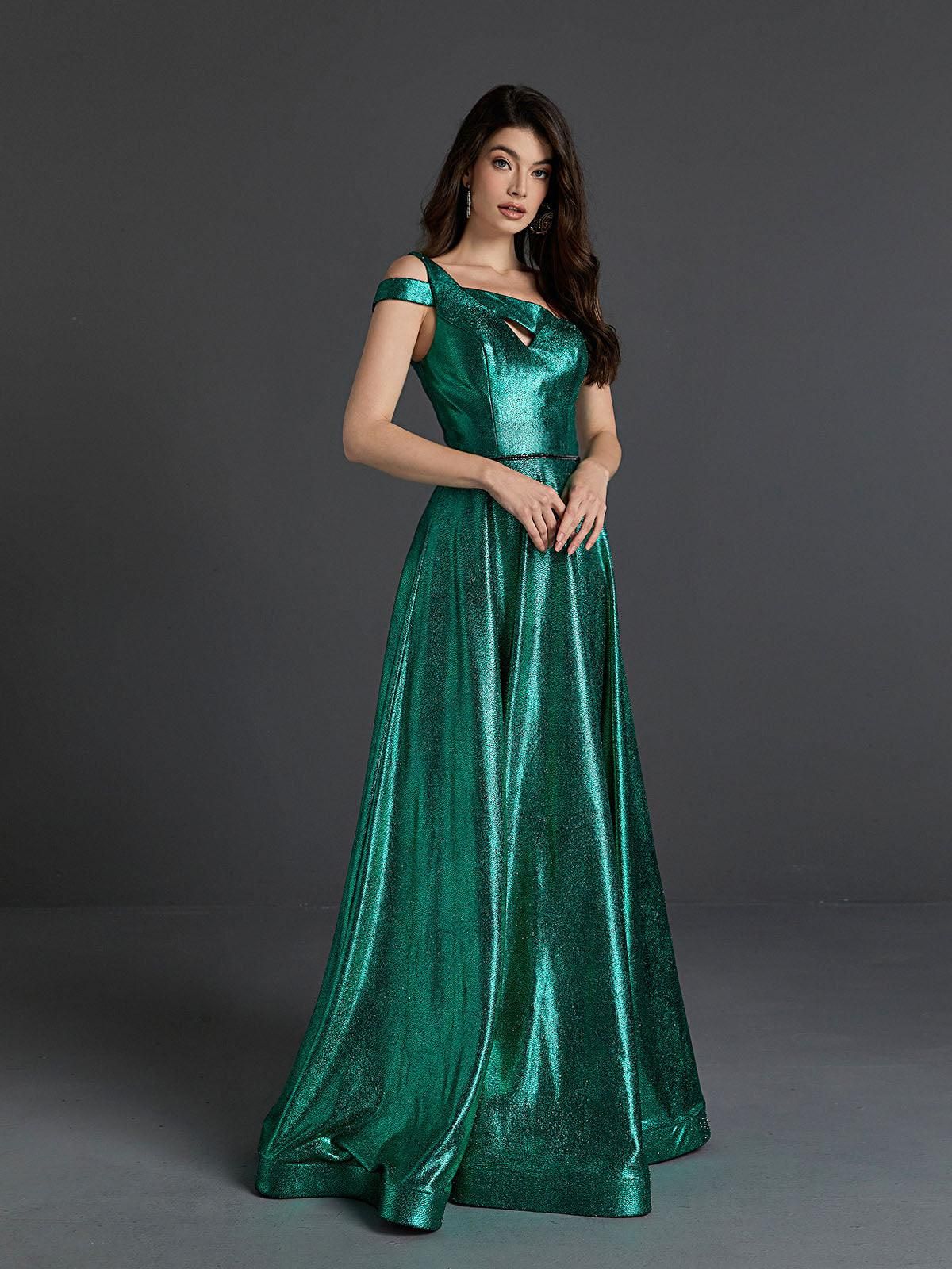 Dulcinea One Shoulder Satin Maxi Dress sold by Mew Mews product image thumbnail 2