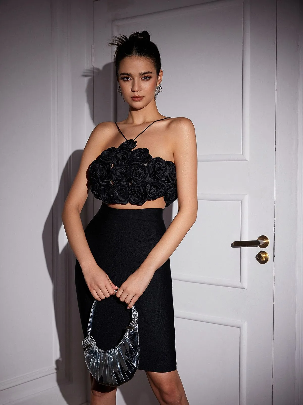 Chesley Halterneck Flower Top sold by Mew Mews product image thumbnail 3