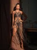 Virgil Halterneck Fringe Body Chain Dress sold by Mew Mews