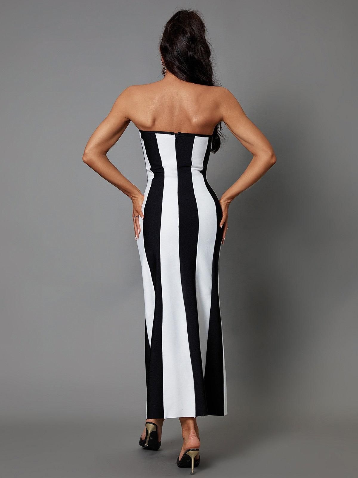 Vashti Strapless Bandage Maxi Dress sold by Mew Mews product image thumbnail 6