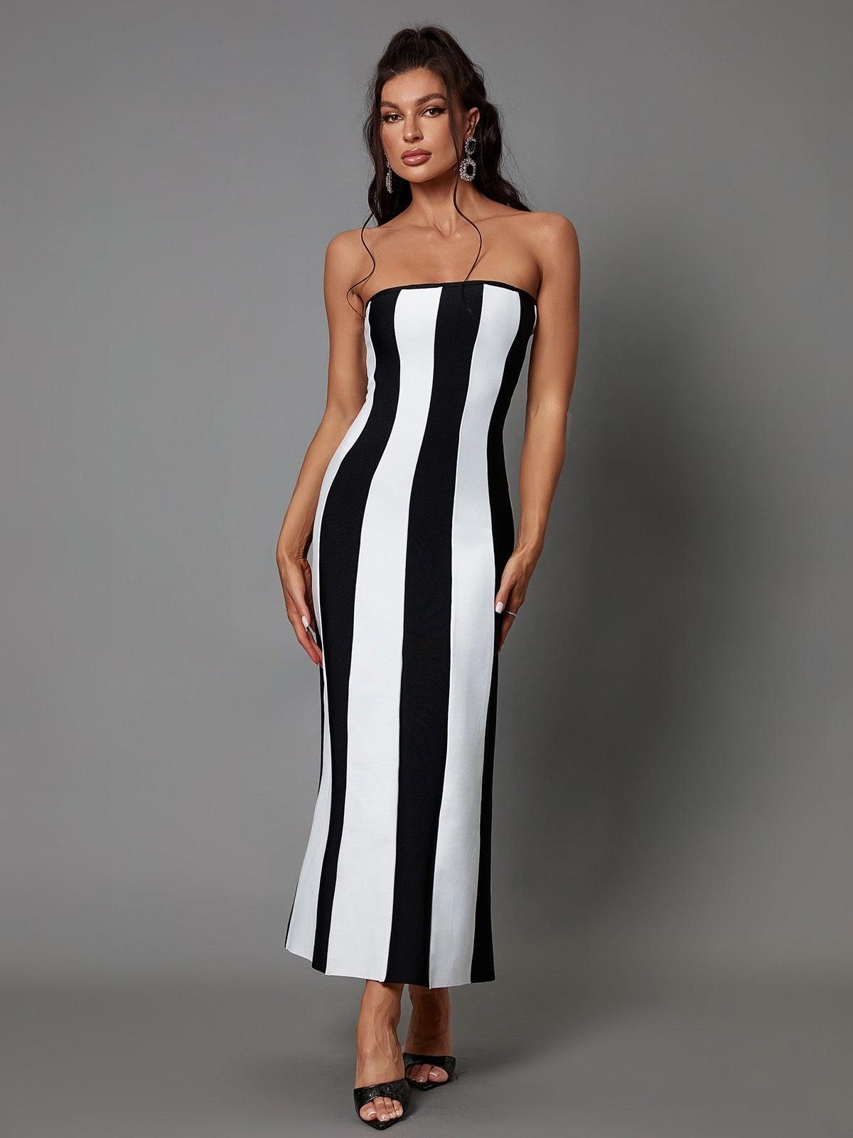 Vashti Strapless Bandage Maxi Dress sold by Mew Mews product image thumbnail 2