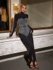 Conall Rhinestone Three Piece Set sold by Mew Mews